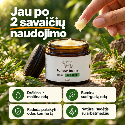 TallowSkin™ Grass-Fed Beef Tallow kremas