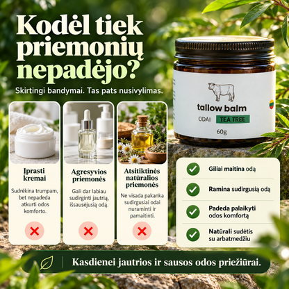 TallowSkin™ Grass-Fed Beef Tallow kremas